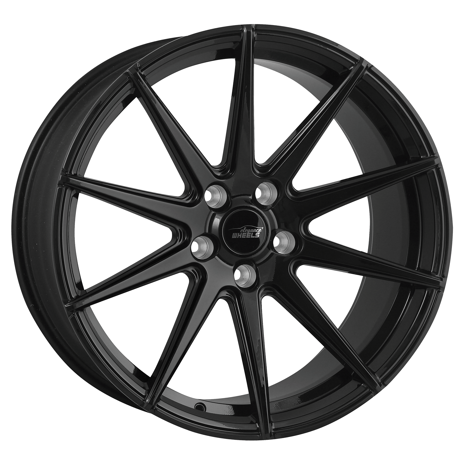 E 1 FF Deep Concave 10,5x19 5x114,3 ET25 Highgloss Black