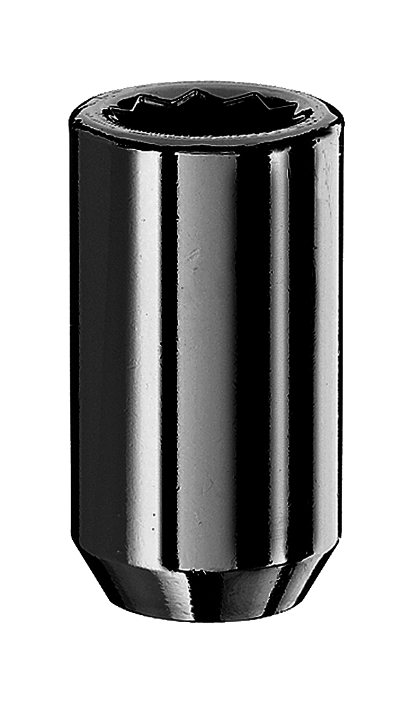 Radmutter Innenvielzahn 1/2 Zoll 37mm schwarz