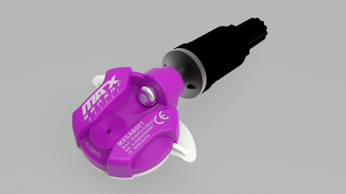 RDKS Sensor programmierbar inklusive Ventil Schwarz