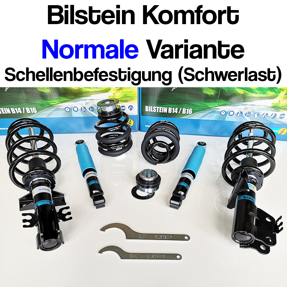 VW T6.1 Bilstein B14 Komfort Gewindefahrwerk Schellenbefestigung