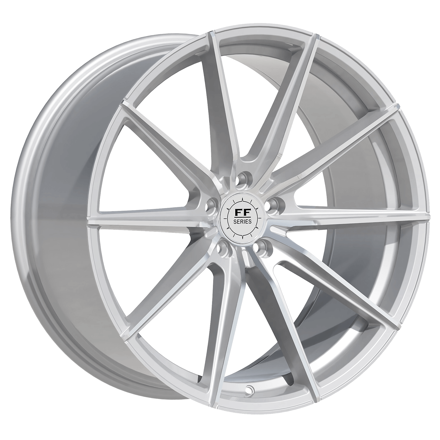 E1 FL Deep Concave 10,0x21 5x120 ET35 Hyper Silver Polished Surface
