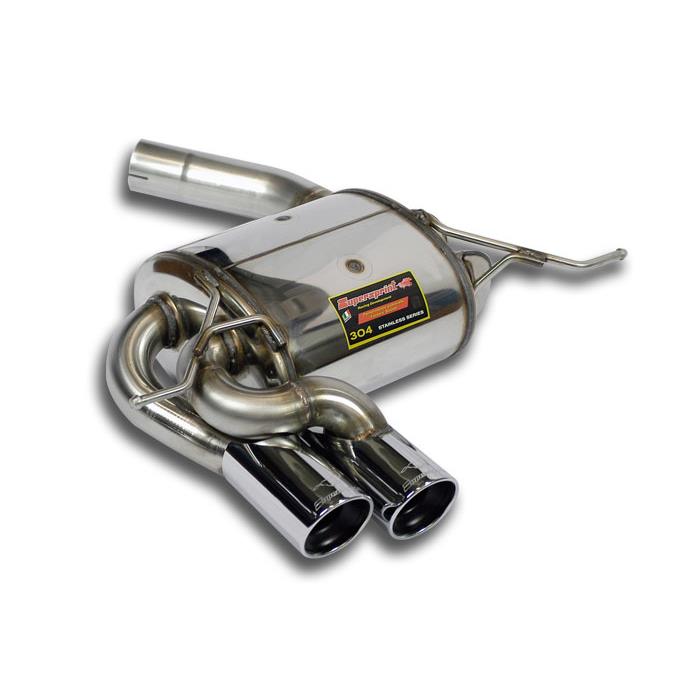 Supersprint Endschalldämpfer OO 80 “Power Loop” (für M-Technik) passend für BMW E81 130i (265 - 258 PS) 2007 -> 2012