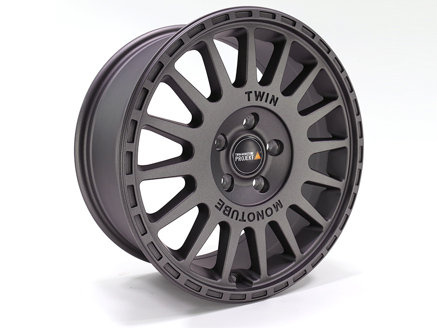 VW T5 T6 T6.1 CRAFTER TWIN-MONOTUBE-PROJEKT-AT2, 8X18 ZOLL IN GRANIT