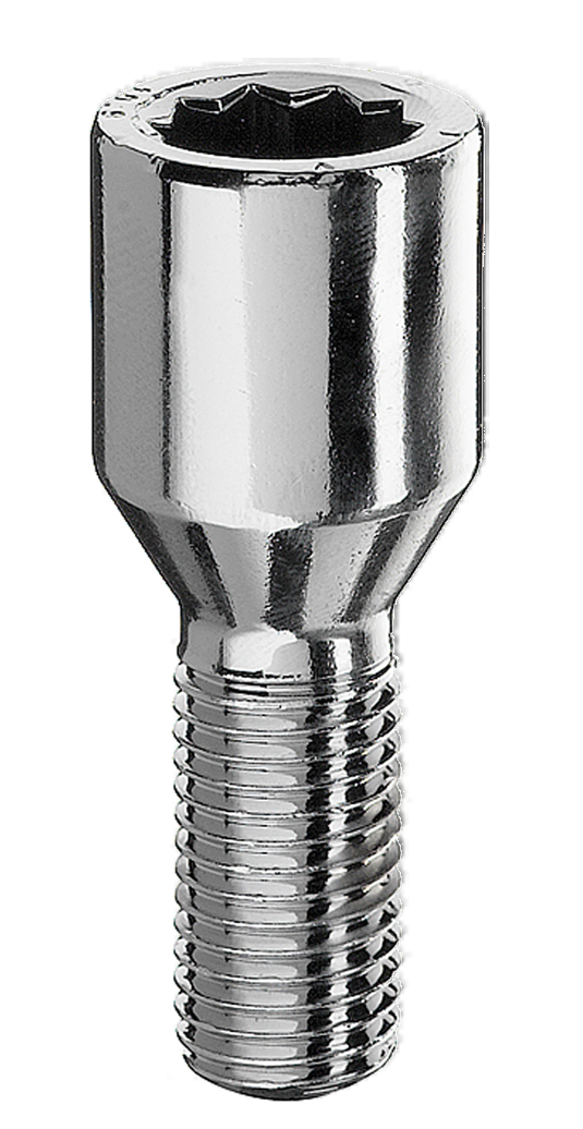 Radschraube Innenvielzahn M12x1,25x40mm silber