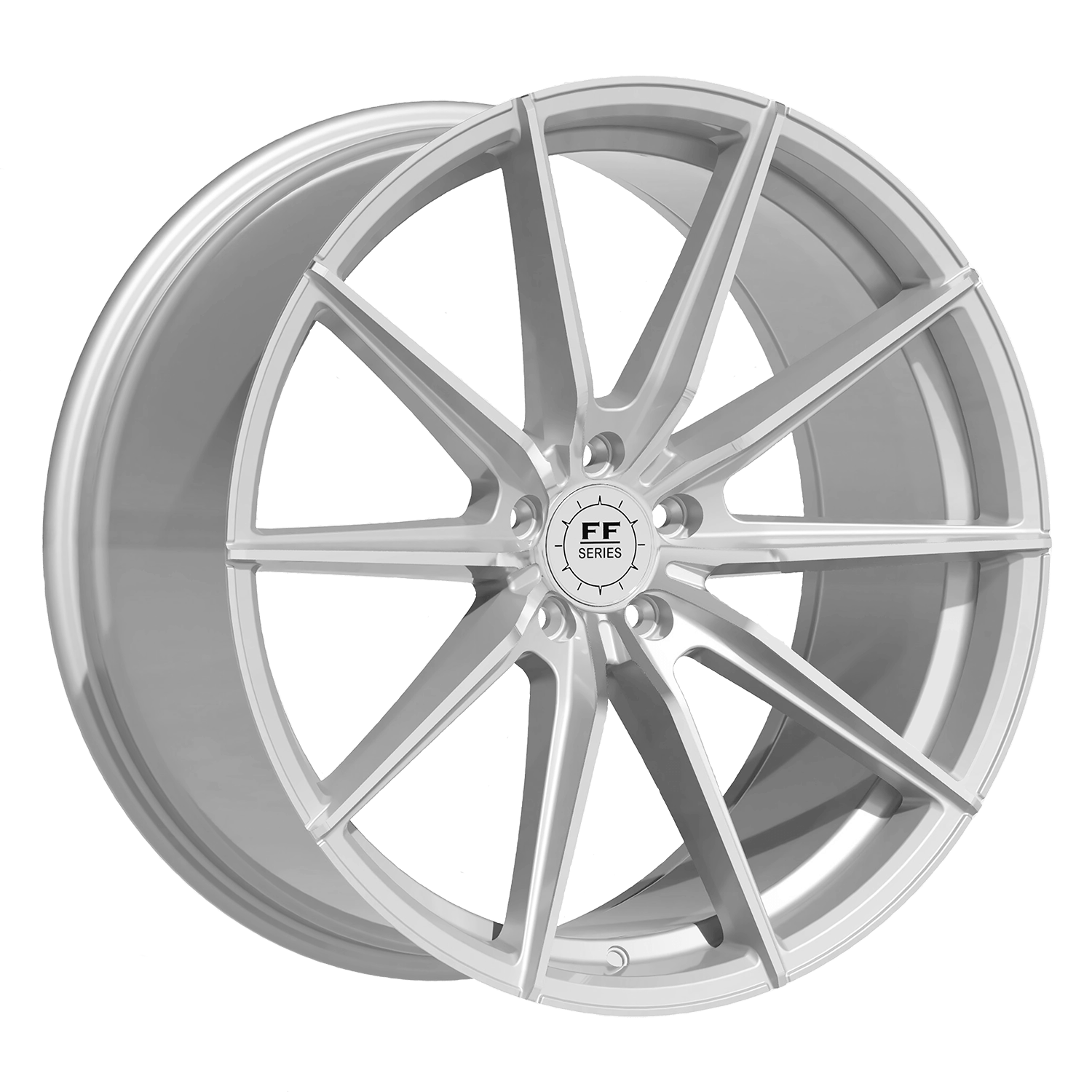 E1 FL Deep Concave 11,0x20 5x112 ET45 Hyper Silver Polished Surface