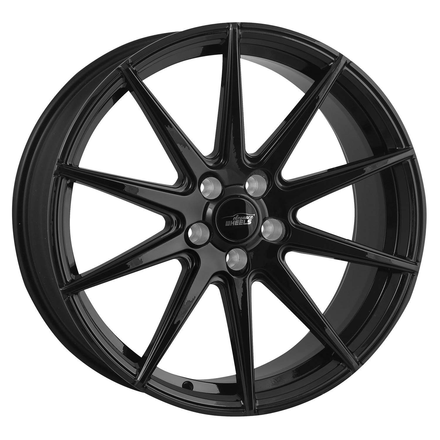VW T5 T6 T6.1 Kombination 4x Elegance Whees E1FF Concave Schwarz Glänzend 9x20 ET45