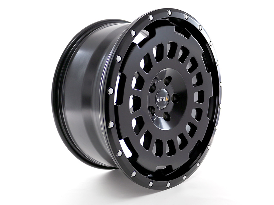 NEW DEFENDER TWIN-MONOTUBE-PROJEKT-AT20 , 9X20 ZOLL IN SEIDENMATT-SCHWARZ