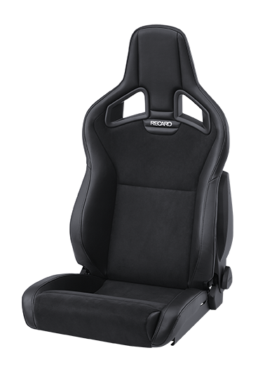 RECARO Cross Sportster CS mit Universalairbag und Sitzheizung Kunstleder schwarz/Dinamica schwarz Be