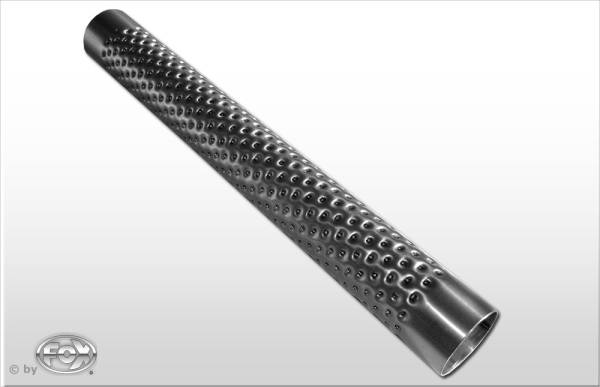 Perforiertes Rohr Variante 2 - Ø70mm Mit nach innen aufgestellten Löchern - Länge: 450mm - Material: