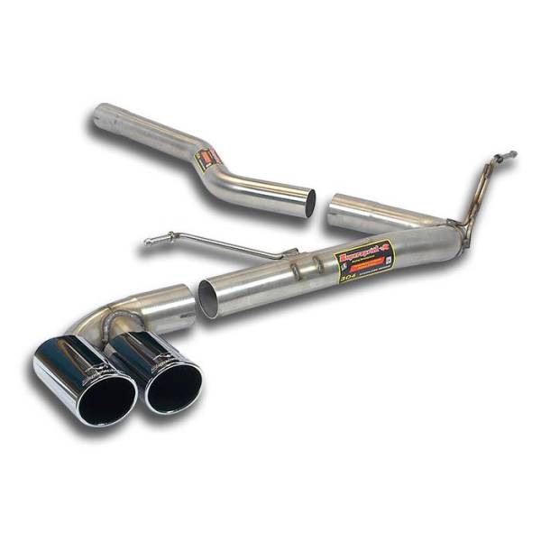 Supersprint Verbindungsrohr + Hinteres Rohr OO80(Nachschalldämpfer-Entfall) passend für BMW F23 LCI