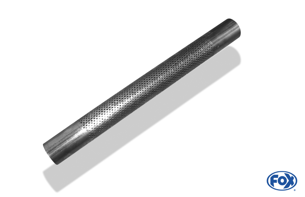 Perforiertes Rohr Variante 1 - Ø45mm - Länge: 600mm Mit ausgestanzten  Löchern Ø3mm - ca. 100-150mm sind nicht perforiert - Material: 1:4512