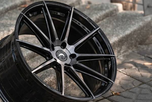 Barracuda Project 2.0 9x21 ET35 5x112 Higloss-Black brushed Surface