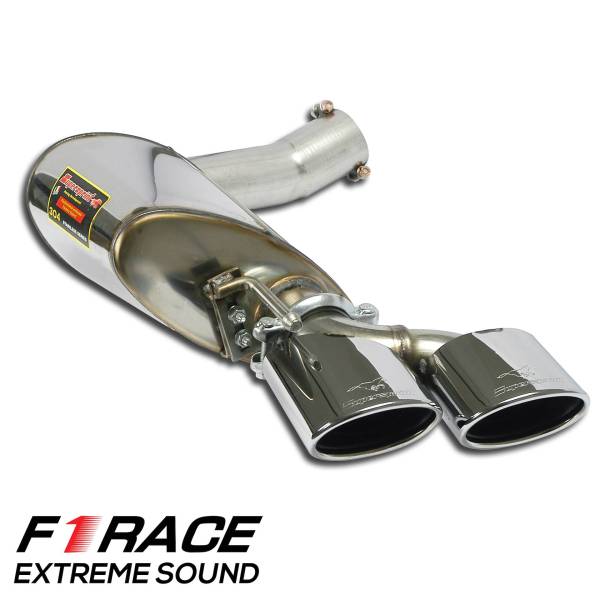 Supersprint Endschalldämpfer Links F1 Race 120x80 passend für MERCEDES W212 E 63 AMG 4-Matic V8 (Lim