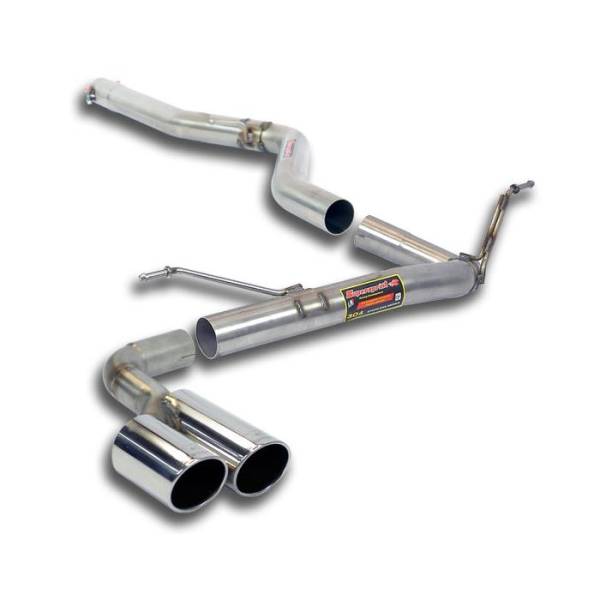 Supersprint Verbindungsrohr + Hinteres Rohr OO80(Nachschalldämpfer-Entfall) passend für BMW F32 LCI
