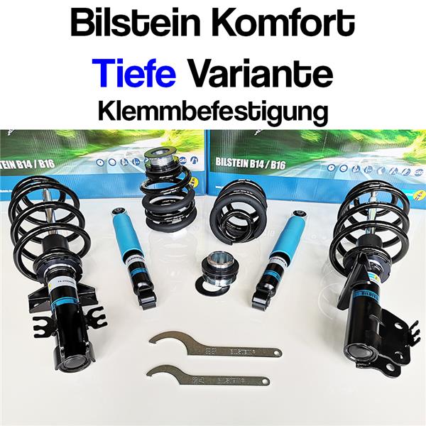 VW T6.1 Bilstein B14 Komfort TIEF Gewindefahrwerk Klemm/Steckbefestigung