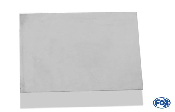 Aufschweißplakette blanco 70x100mm