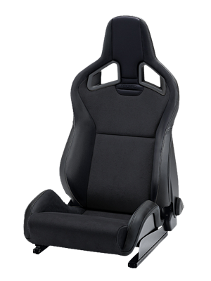 RECARO Sportster CS mit Universalairbag Kunstleder schwarz/Dinamica schwarz Beifahrersitz