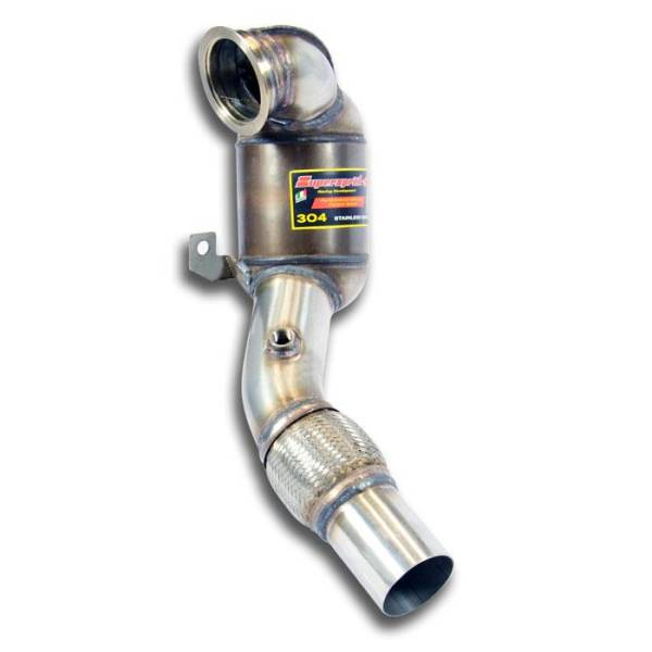 Supersprint Rohrsatz ab Turbolader mit Sport Metallkatalysator WRC 100 CPSI passend für AUDI S1 Quat